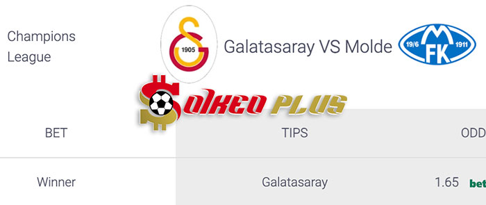 Soi Kèo: Galatasaray vs Molde, 2h ngày 30/08/2023