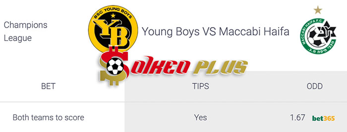 Soi Kèo: Young Boys vs Maccabi Haifa, 2h ngày 30/08/2023