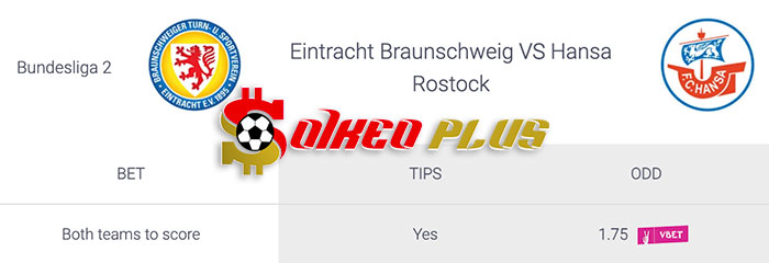 AI Soi Kèo: Braunschweig vs Hansa Rostock, 0h30 ngày 09/03/2024