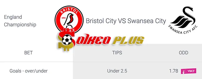 AI Soi Kèo: Bristol City vs Swansea, 19h30 ngày 10/03/2024