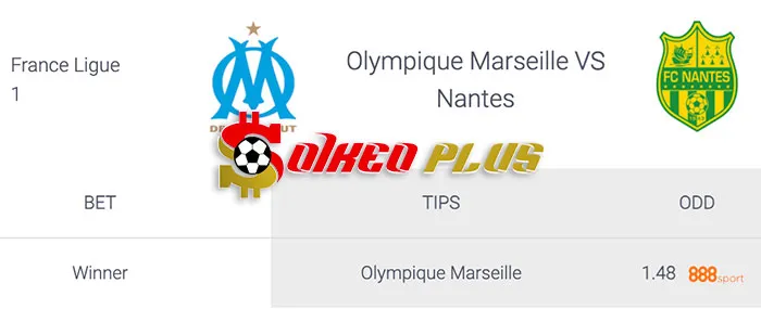 AI Soi Kèo: Marseille vs Nantes, 2h45 ngày 11/03/2024