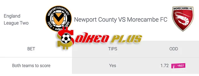 AI Soi Kèo: Newport vs Morecambe, 2h45 ngày 13/03/2024