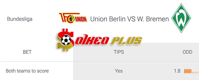 Soi Kèo Dự Đoán: Union Berlin vs Werder Bremen, 21h30 ngày 16/03/2024