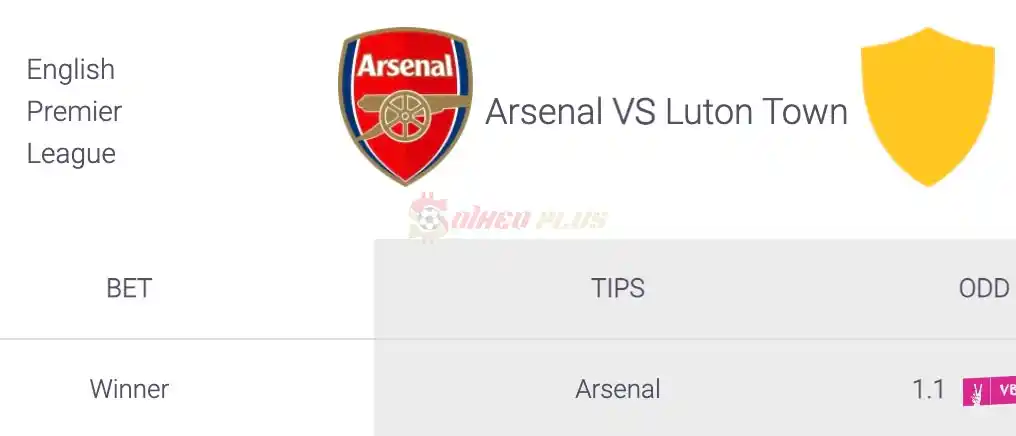 Soi Kèo Dự Đoán: Arsenal vs Luton, 1h30 ngày 04/04/2024