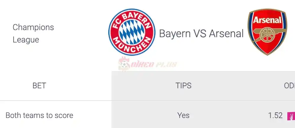 Soi Kèo Dự Đoán: Bayern Munich vs Arsenal, 2h ngày 18/04/2024