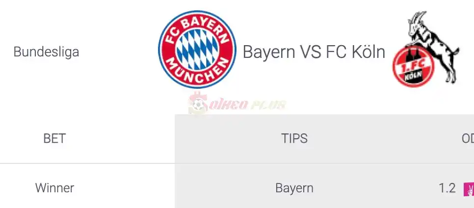 Soi Kèo Dự Đoán: Bayern Munich vs Koln, 20h30 ngày 13/04/2024
