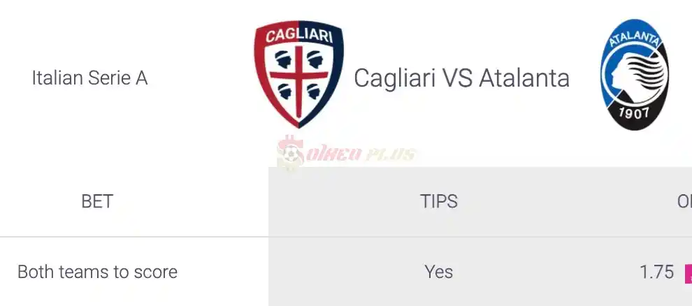 Soi Kèo Dự Đoán: Cagliari vs Atalanta, 23h ngày 07/04/2024