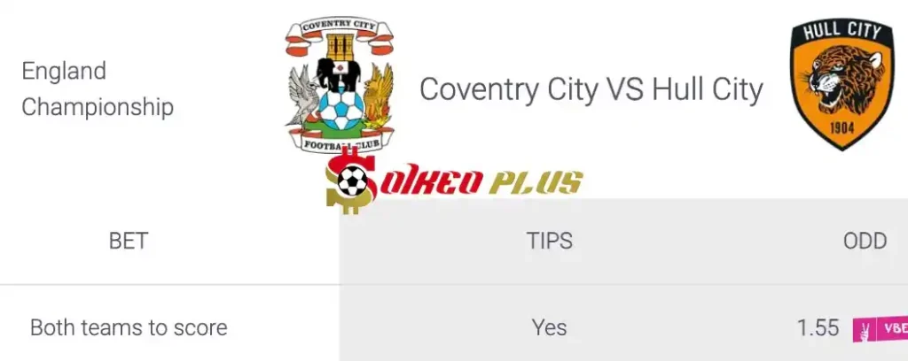 Soi Kèo Dự Đoán: Coventry vs Hull, 1h45 ngày 25/04/2024