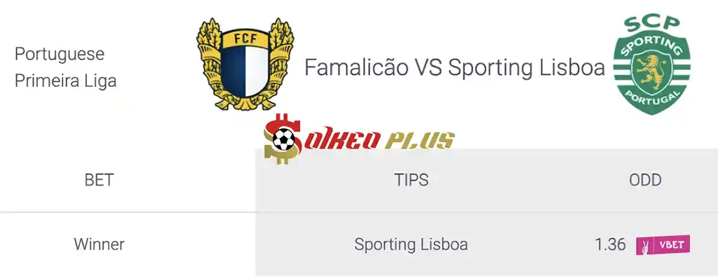 Soi Kèo Dự Đoán: Famalicao vs Sporting CP, 2h15 ngày 17/04/2024
