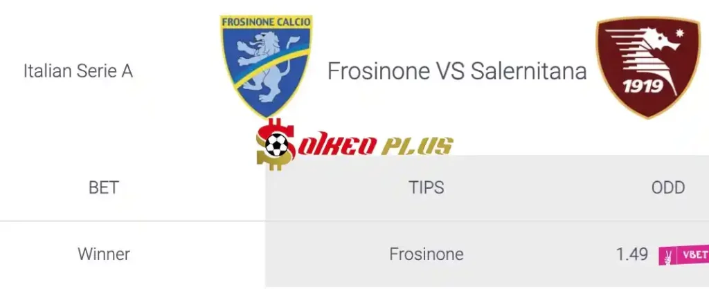Soi Kèo Dự Đoán: Frosinone vs Salernitana, 1h45 ngày 27/04/2024