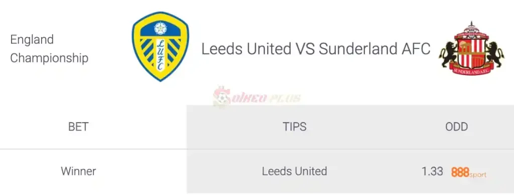 Soi Kèo Dự Đoán: Leeds vs Sunderland, 2h ngày 10/04/2024
