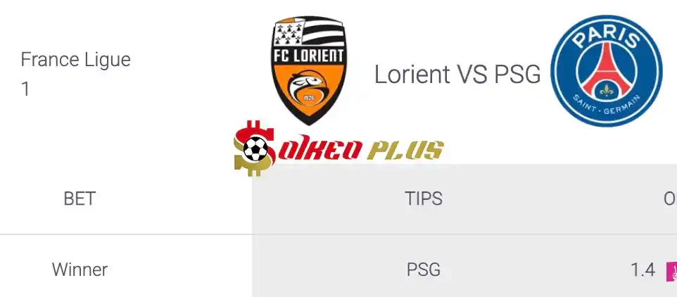 Soi Kèo Dự Đoán: Lorient vs PSG, 0h ngày 25/04/2024