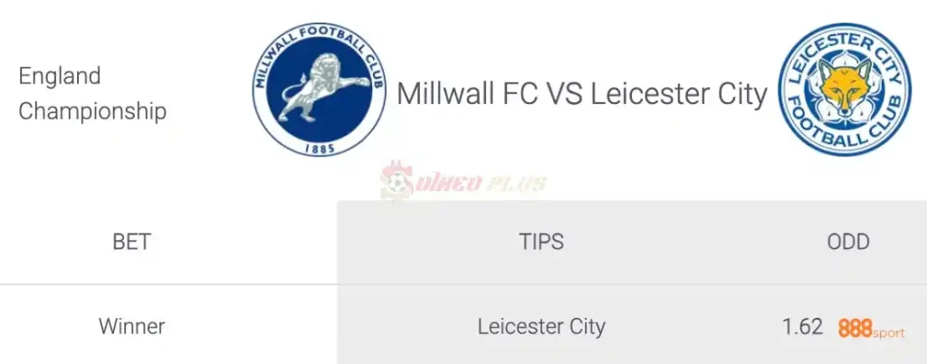 Soi Kèo Dự Đoán: Millwall vs Leicester, 1h45 ngày 10/04/2024