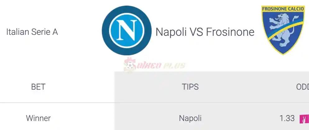 Soi Kèo Dự Đoán: Napoli vs Frosinone, 17h ngày 14/04/2024