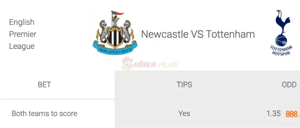 Soi Kèo Dự Đoán: Newcastle vs Tottenham, 18h30 ngày 13/04/2024