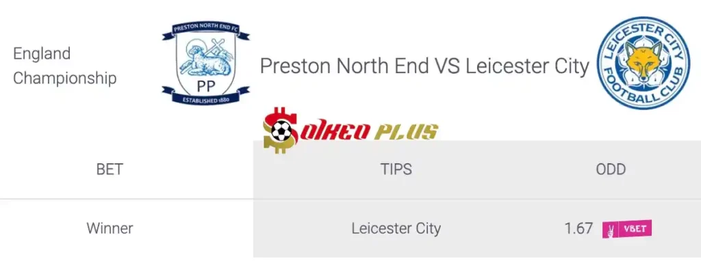 Soi Kèo Dự Đoán: Preston vs Leicester, 2h ngày 30/04/2024