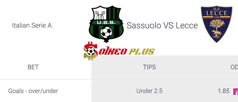 Soi Kèo Dự Đoán: Sassuolo vs Lecce, 17h30 ngày 21/04/2024