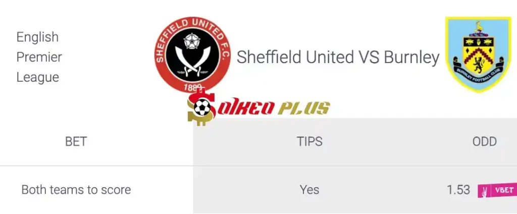 Soi Kèo Dự Đoán: Sheffield Utd vs Burnley, 21h ngày 20/04/2024