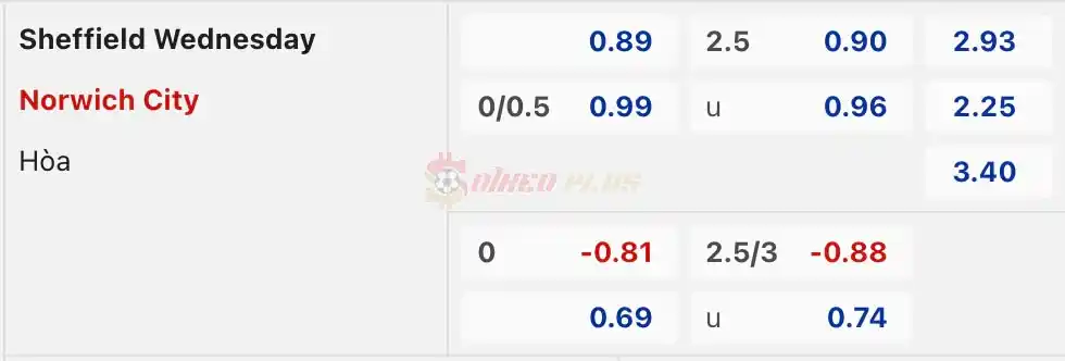 Soi Kèo Dự Đoán: Sheffield Wed vs Norwich, 1h45 ngày 10/04/2024
