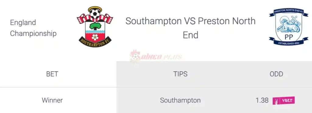Kèo nhà cái Southampton vs Preston