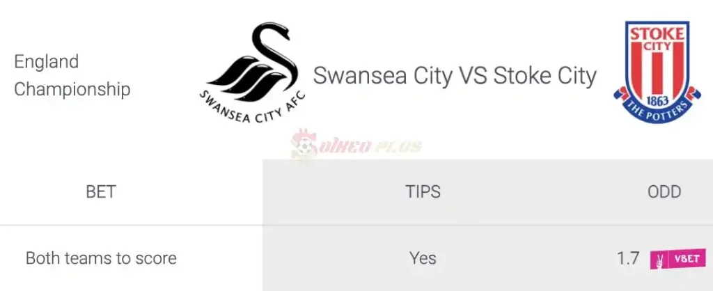 Soi Kèo Dự Đoán: Swansea vs Stoke City, 2h ngày 11/04/2024