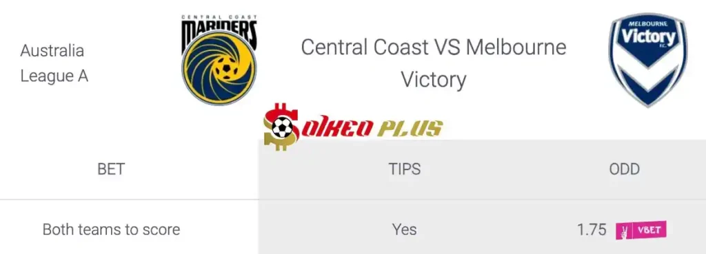 Soi Kèo Dự Đoán: Central Coast vs Melbourne Victory, 16h45 ngày 25/05/2024
