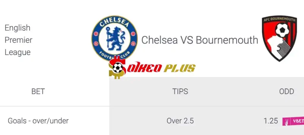 Soi Kèo Dự Đoán: Chelsea vs Bournemouth, 22h ngày 19/05/2024