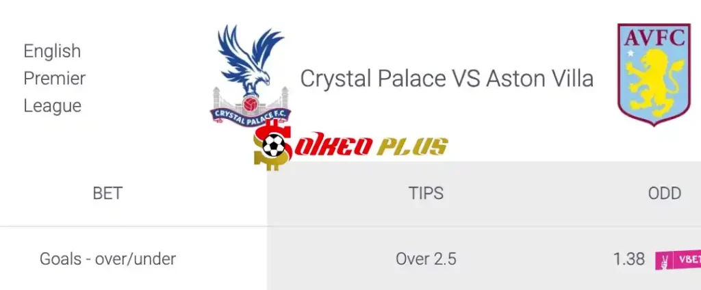 Soi Kèo Dự Đoán: Crystal Palace vs Aston Villa, 22h ngày 19/05/2024