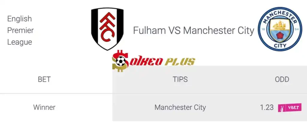 Soi Kèo Dự Đoán: Fulham vs Man City, 18h30 ngày 11/05/2024