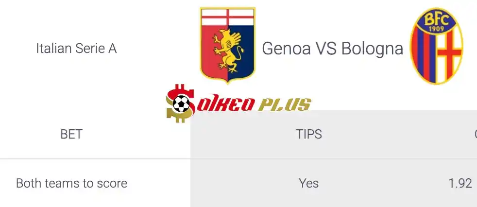 Soi Kèo Dự Đoán: Genoa vs Bologna, 1h45 ngày 25/05/2024