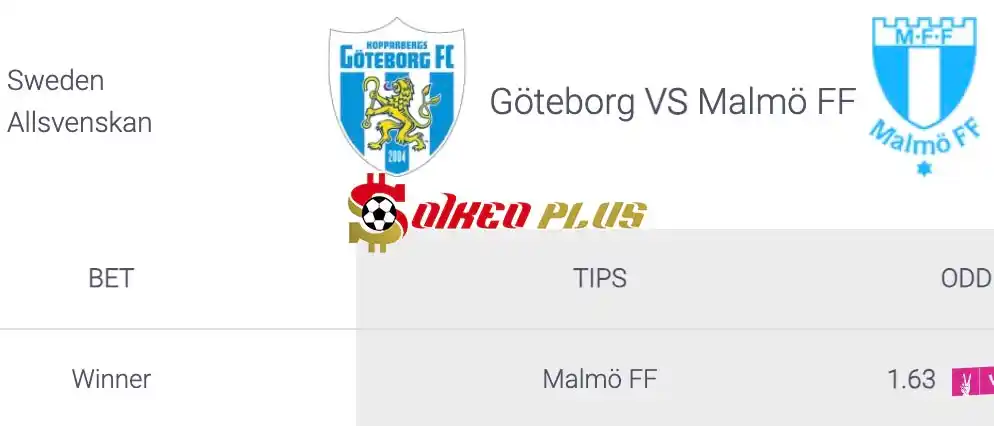 Soi Kèo Dự Đoán: Goteborg vs Malmo, 0h10 ngày 14/05/2024