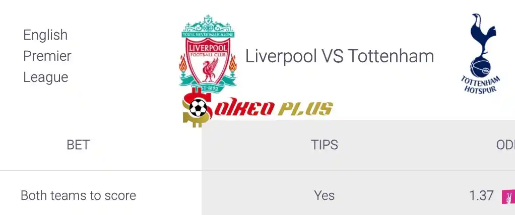 Soi Kèo Dự Đoán: Liverpool vs Tottenham, 23h30 ngày 05/05/2024