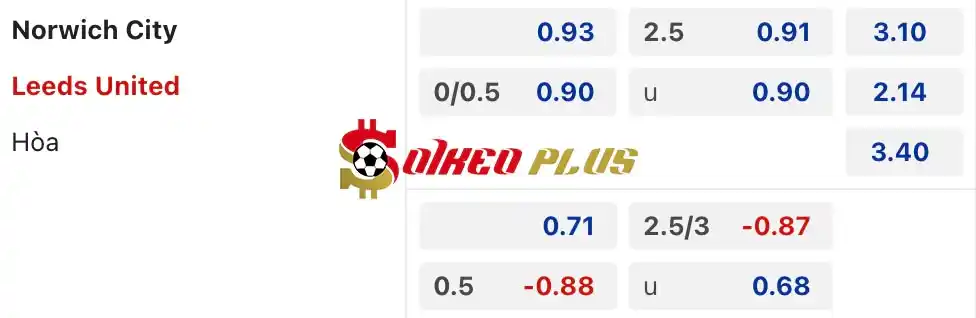 Soi Kèo Dự Đoán: Norwich vs Leeds, 18h ngày 12/05/2024