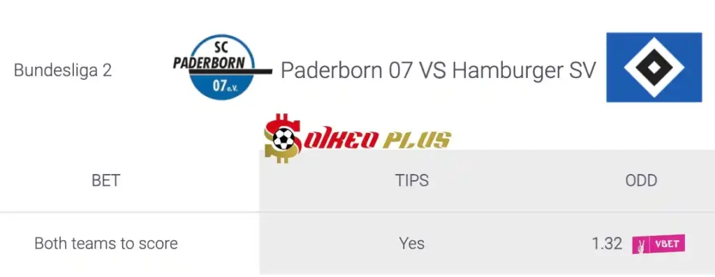 Soi Kèo Dự Đoán: Paderborn vs Hamburger, 23h30 ngày 10/05/2024