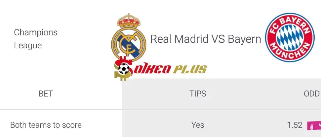 Soi Kèo Dự Đoán: Real Madrid vs Bayern Munich, 2h ngày 09/05/2024