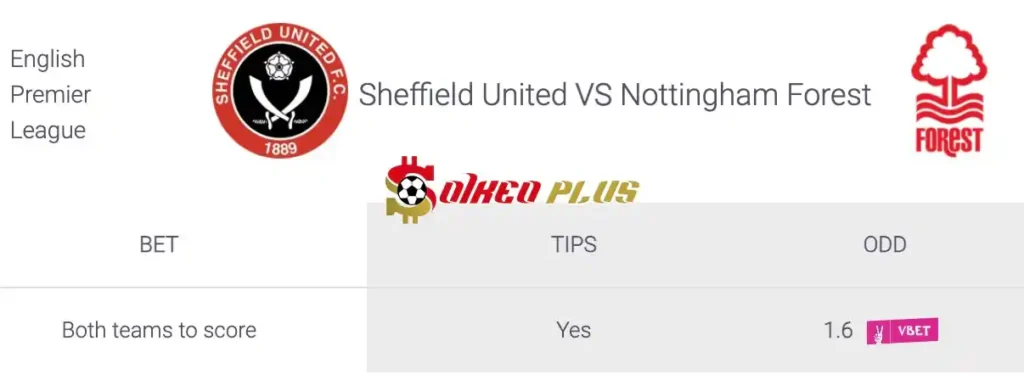 Soi Kèo Dự Đoán: Sheffield Utd vs Nottingham, 21h ngày 04/05/2024