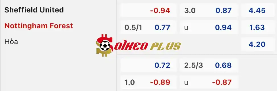 Soi Kèo Dự Đoán: Sheffield Utd vs Nottingham, 21h ngày 04/05/2024