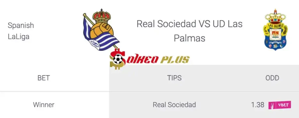 Soi Kèo Dự Đoán: Sociedad vs Las Palmas, 21h ngày 04/05/2024