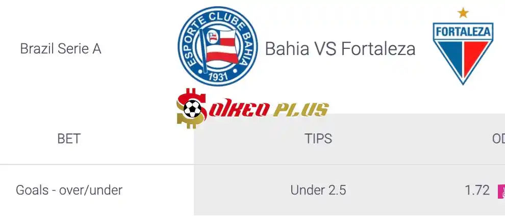 Soi Kèo Dự Đoán: Bahia vs Fortaleza, 7h30 ngày 15/06/2024