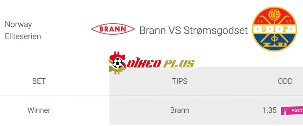 Soi Kèo Dự Đoán: Brann vs Stromsgodset, 0h ngày 29/06/2024