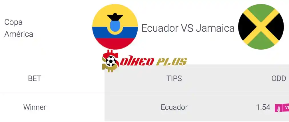 Soi Kèo Dự Đoán: Ecuador vs Jamaica, 5h ngày 27/06/2024