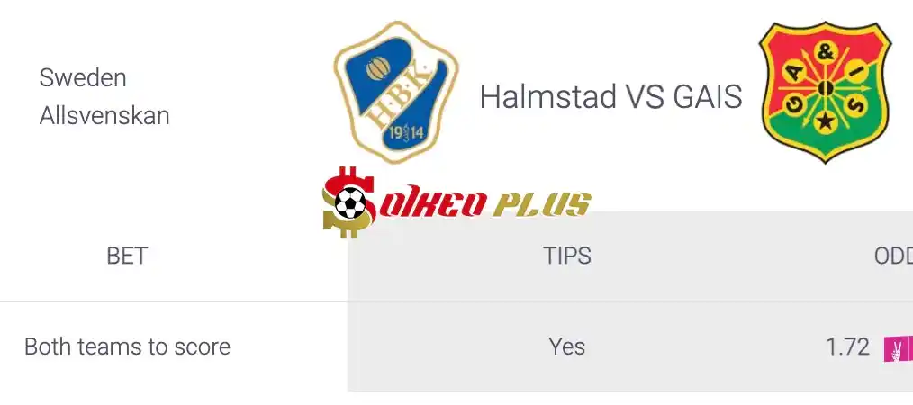 Soi Kèo Dự Đoán: Halmstad vs GAIS, 22h30 ngày 01/06/2024