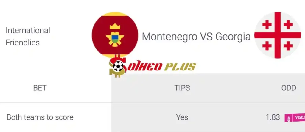 Soi Kèo Dự Đoán: Montenegro vs Georgia, 1h45 ngày 10/06/2024