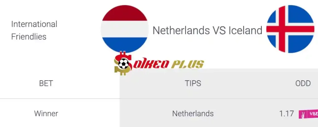 Soi Kèo Dự Đoán: Hà Lan vs Iceland, 1h45 ngày 11/06/2024