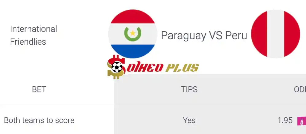 Soi Kèo Dự Đoán: Peru vs Paraguay, 7h30 ngày 08/06/2024