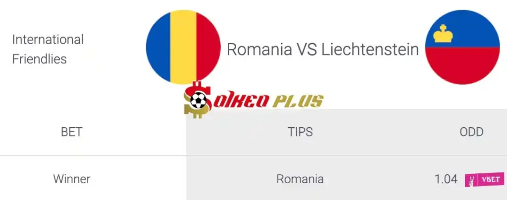 Soi Kèo Dự Đoán: Romania vs Liechtenstein, 1h ngày 08/06/2024