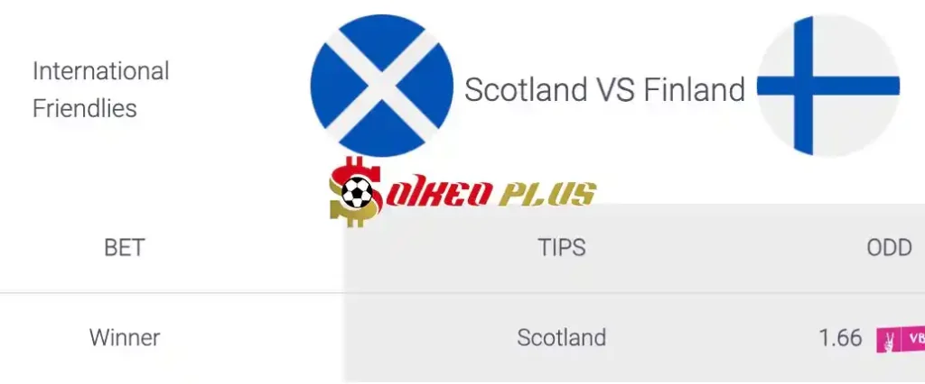 Soi Kèo Dự Đoán: Scotland vs Phần Lan, 1h45 ngày 08/06/2024