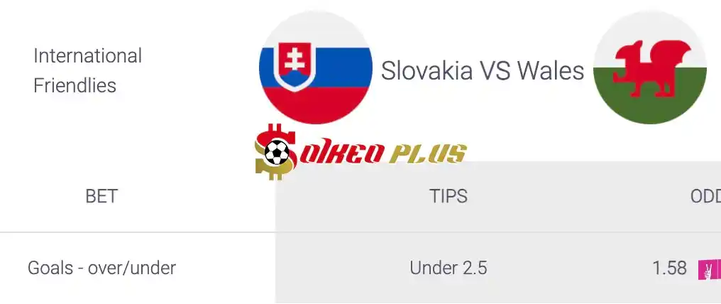 Soi Kèo Dự Đoán: Slovakia vs Wales, 1h45 ngày 10/06/2024