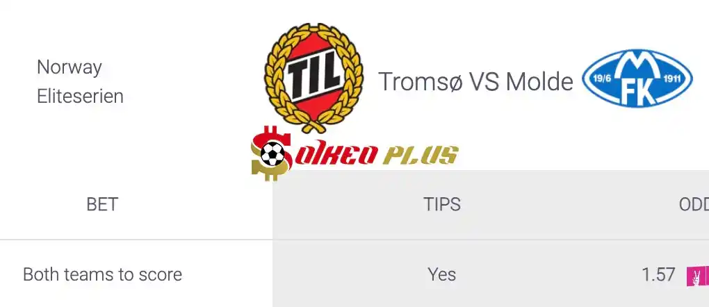 Soi Kèo Dự Đoán: Tromso vs Molde, 2h15 ngày 29/06/2024