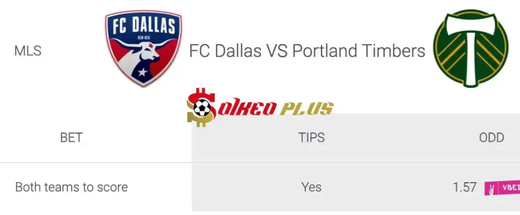 Soi Kèo Dự Đoán: FC Dallas vs Portland Timbers, 7h30 ngày 05/07/2024